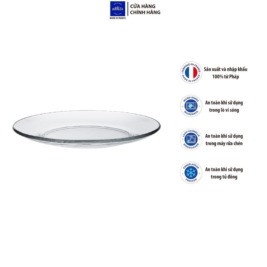 Bộ 6 Dĩa Lys trong Clear 19cm