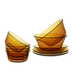 Bộ bàn ăn 9 món Lys vàng Amber